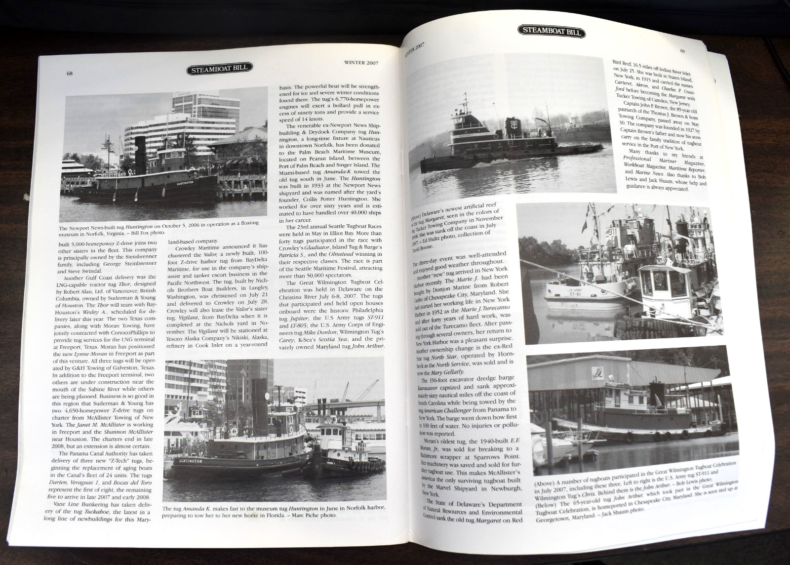 2007 Steamboat Bill Winter #264 Journal of The Historical Society of America