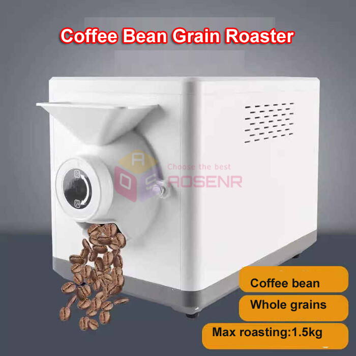 Electric Coffee Bean Roasting Machine Automatic Grains Baking Roaster Machine