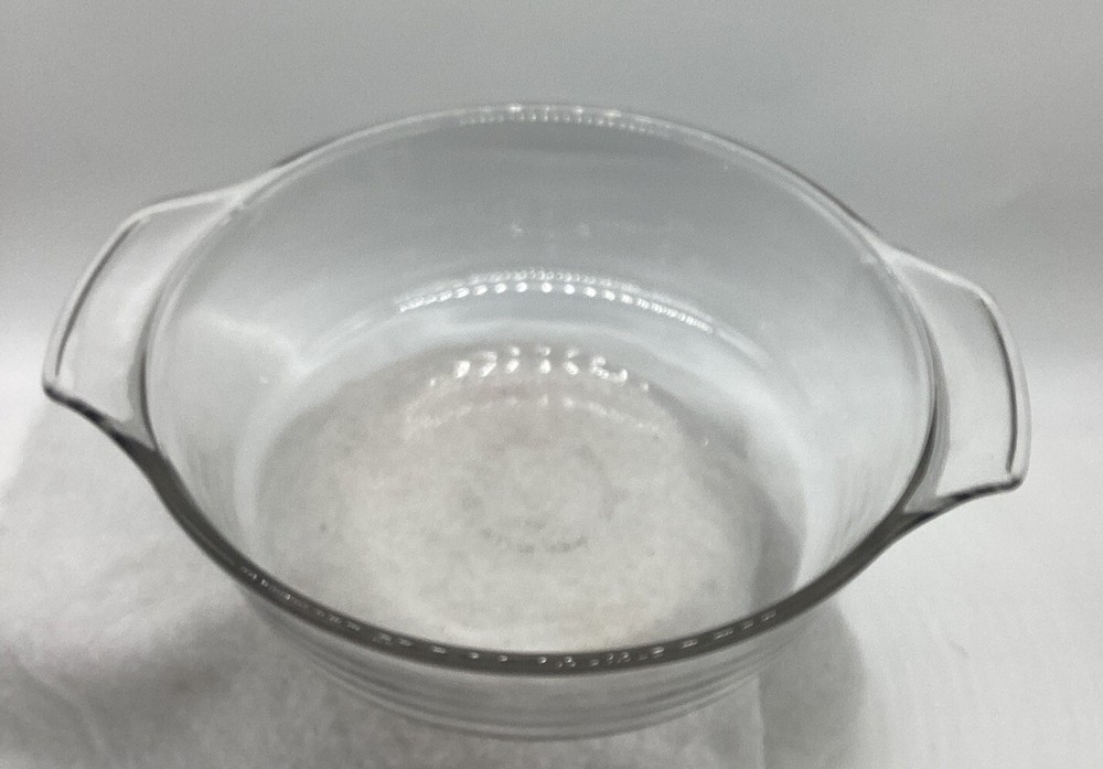 Unbranded Casserole Dish without Lid Clear 1 Quart Pre-owned.