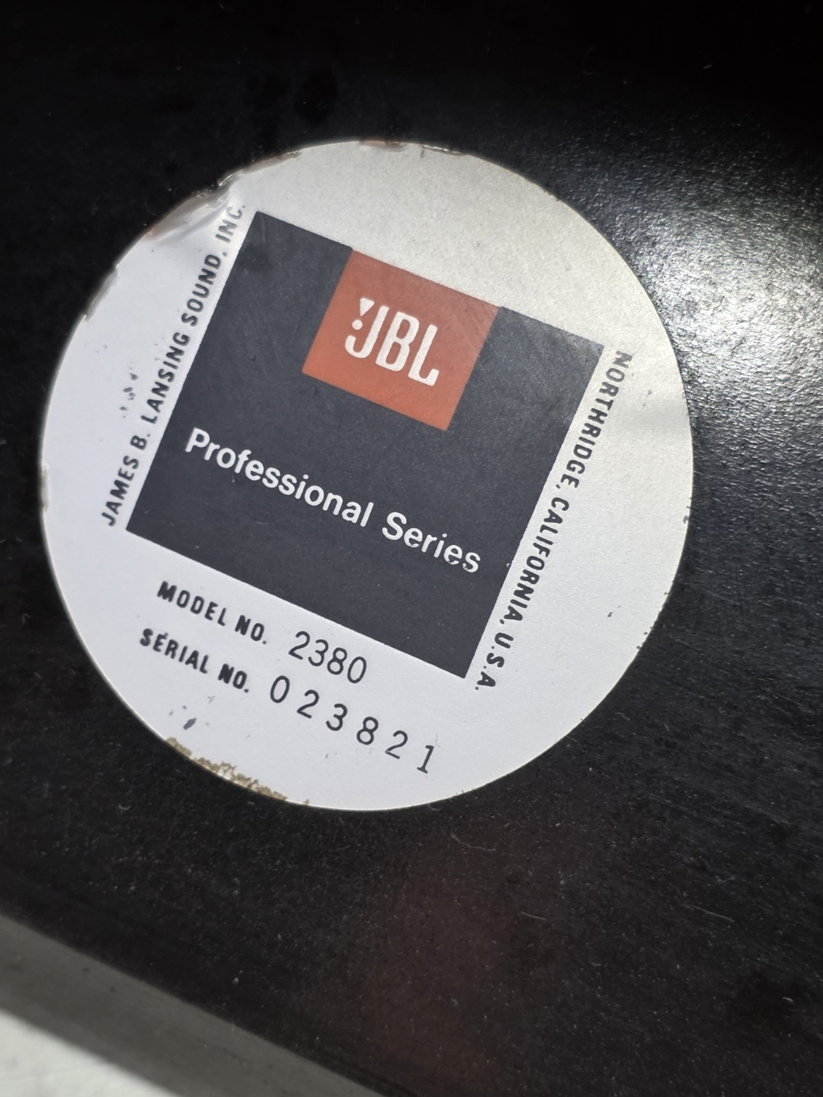 🔥 1 x JBL 2445J 16 ohms HF Horn Driver w/ 2380 Flare 2" Dia Professional Series