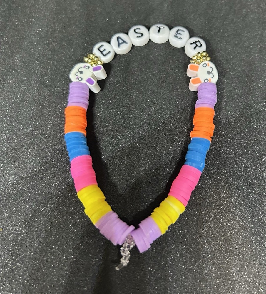 Easter (Happy Easter) Heishi Bracelet