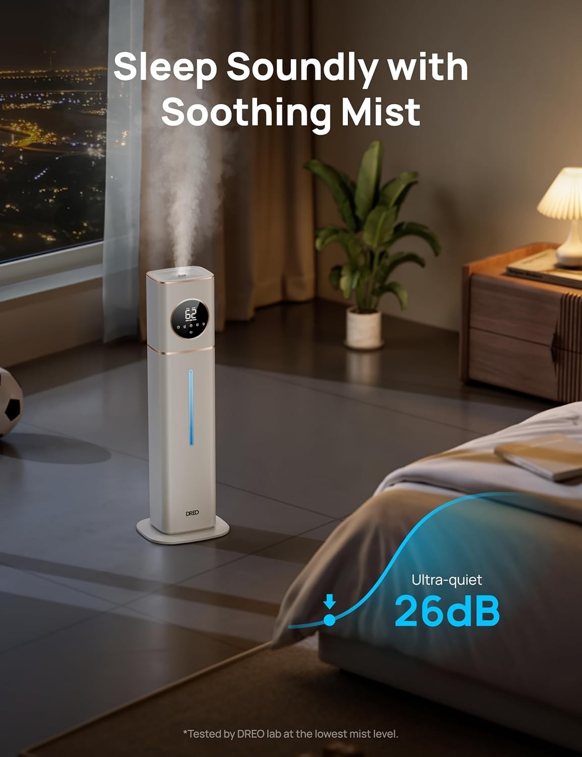 DREO HM735S 11L Smart Humidifier Large Room 700 ft², 100H Cool Mist Air Humidifi