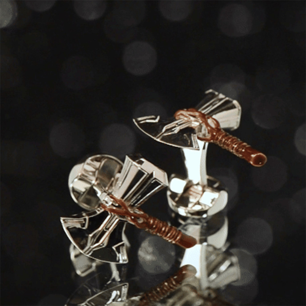 Marvel Thor Stormbreaker Silver Cufflinks