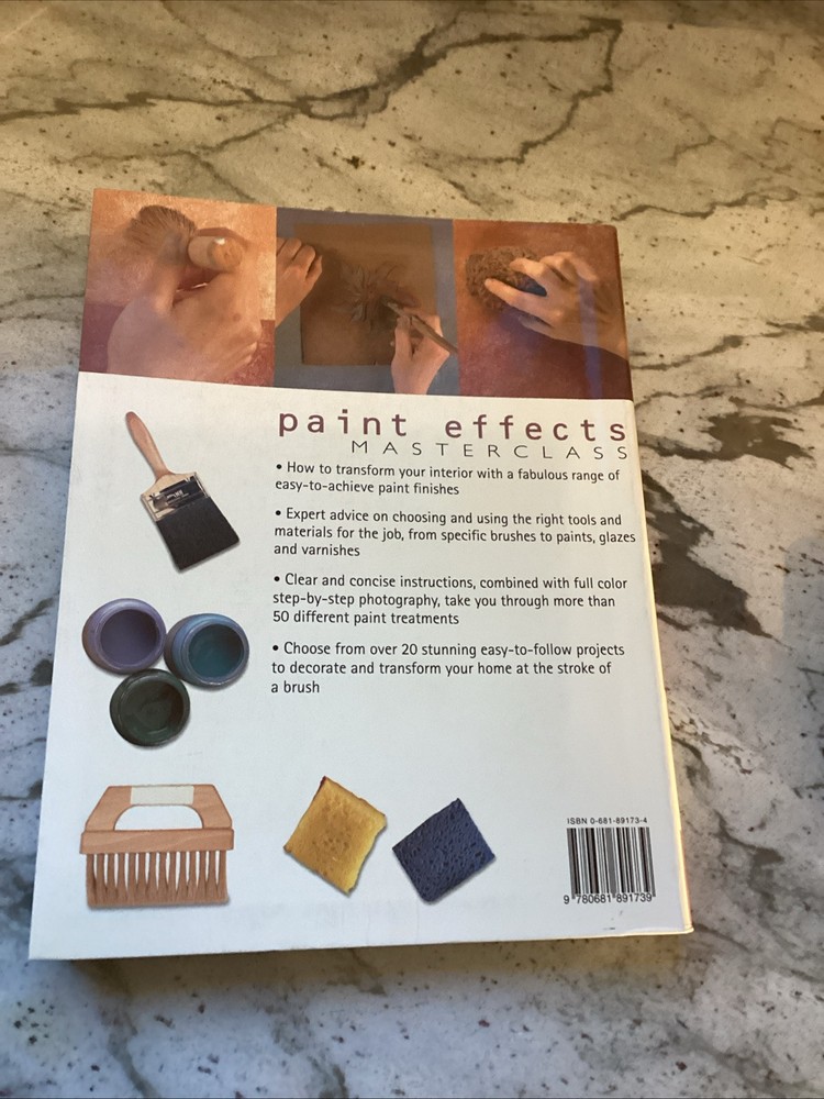 Paint finishes techiques step by step projects Paint Effect Masterclass book