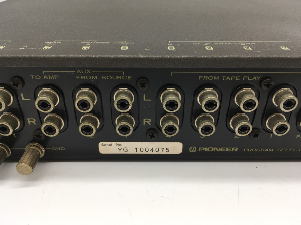 Pioneer U-24 Passive Type Multi-Function Audio Program Selector Tested Working