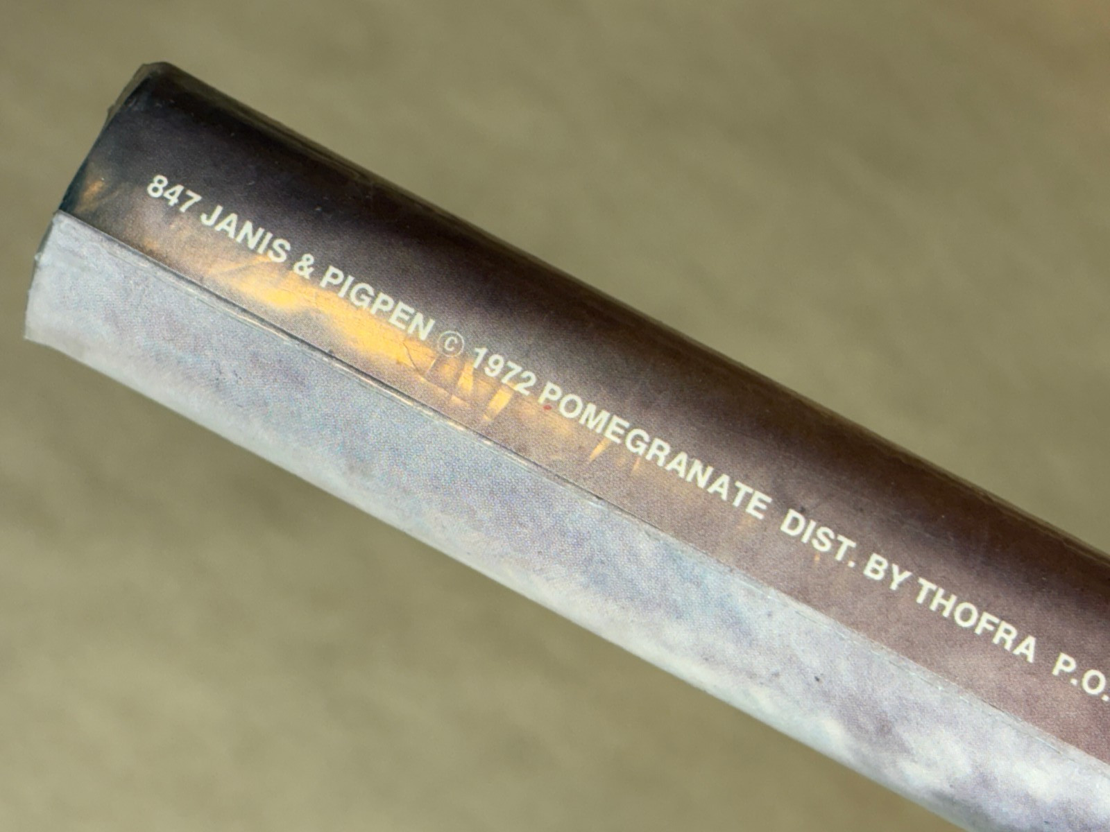 JANIS JOPLIN & PIGPEN GRATEFUL DEAD VINTAGE 1972 POMEGRANATE POSTER STILL SEALED