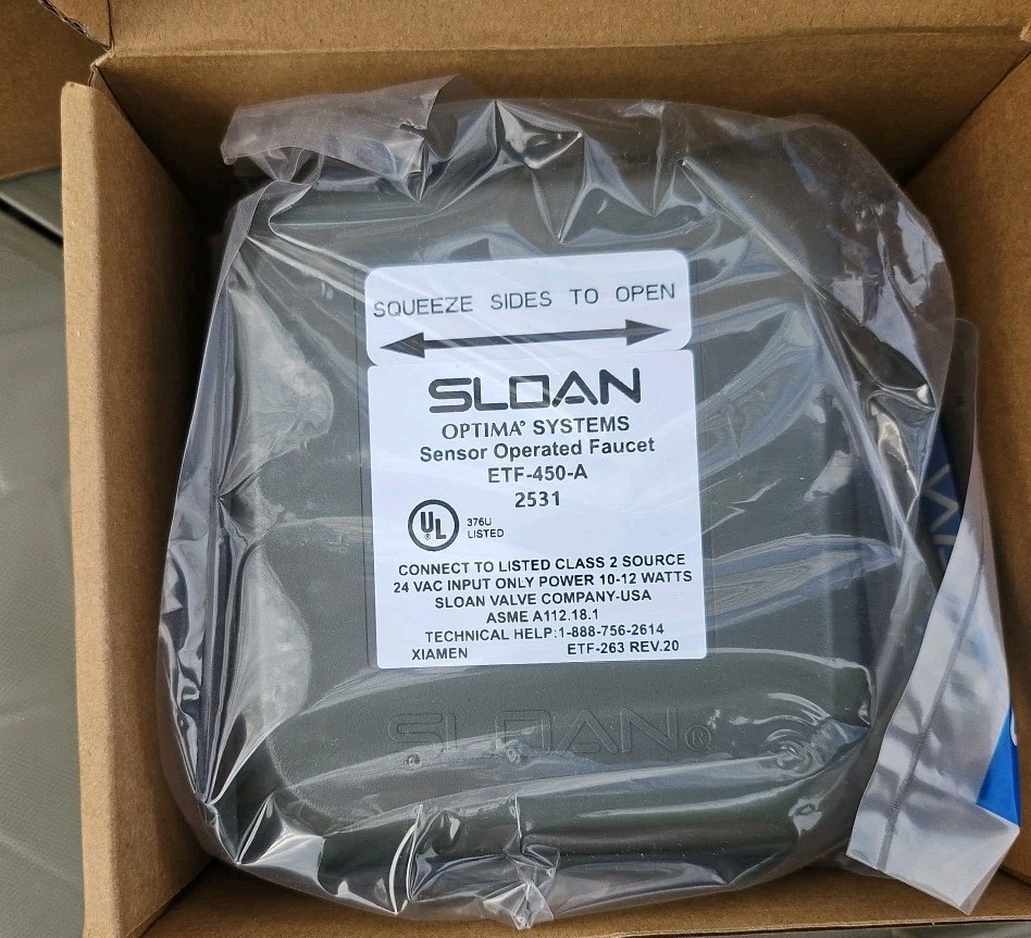 Sloan ETF-450A Optima Systems Faucet Control Module, 24VAC Input, New