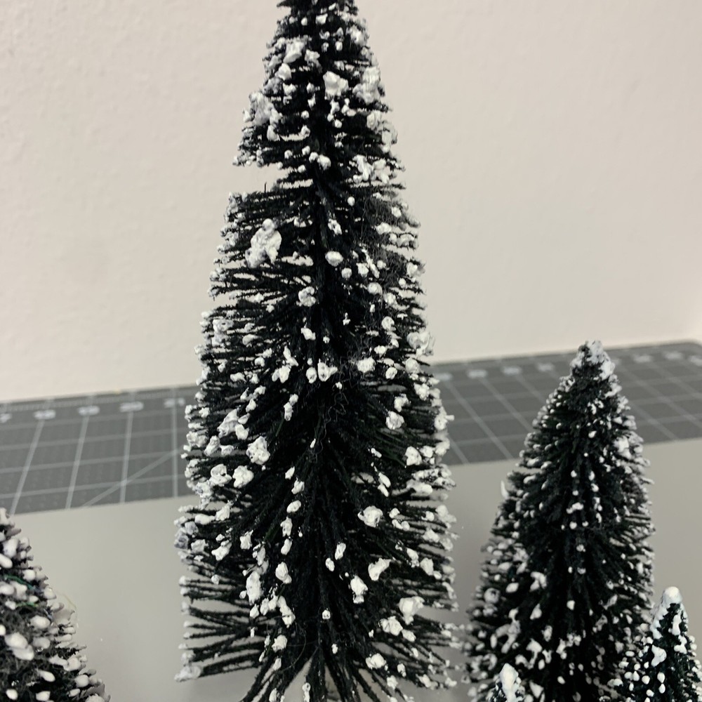 Unknown Brand 7 Assorted Winter Pine Trees No Packaging