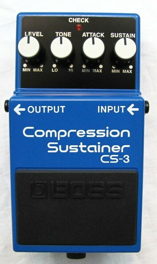 Used Boss CS-3 Compression Sustainer Guitar Effects Pedal