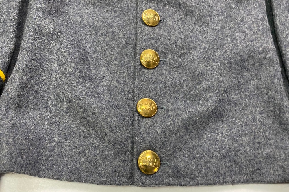 CIVIL WAR CS CSA CONFEDERATE CAVALRY SHELL JACKET-XLARGE 46R,48R