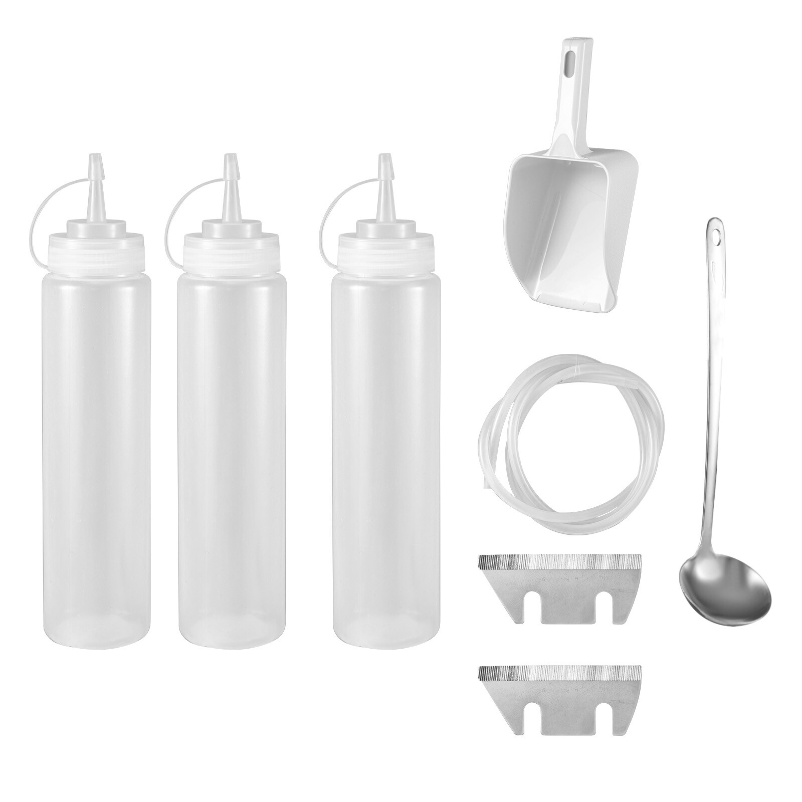 VEVOR 400LBS/H Commercial Snow Cone Machine Electric Ice Shaver Ice Crusher Blue