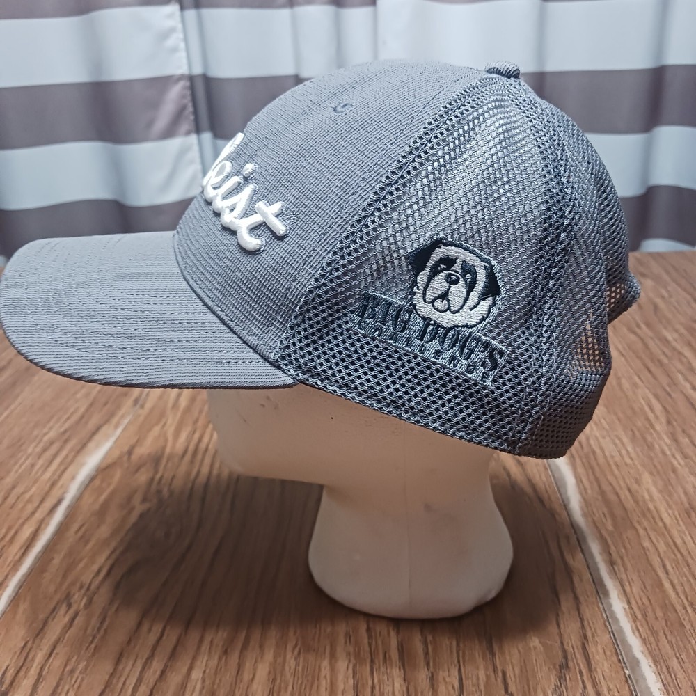 Titleist Hat Cap Snapback Gray White Script Big Dogs Challenge Julliette Falls