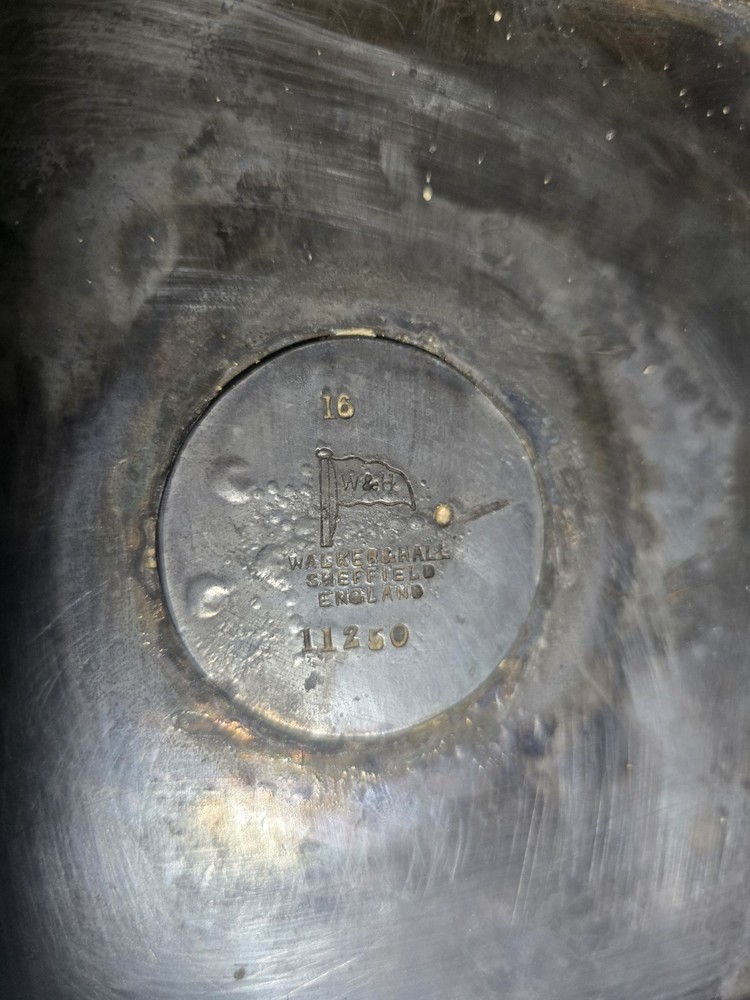 VTG WALKER & HALL VICTORIAN SILVER PLATE SAMOVAR "MAKER'S MARK"