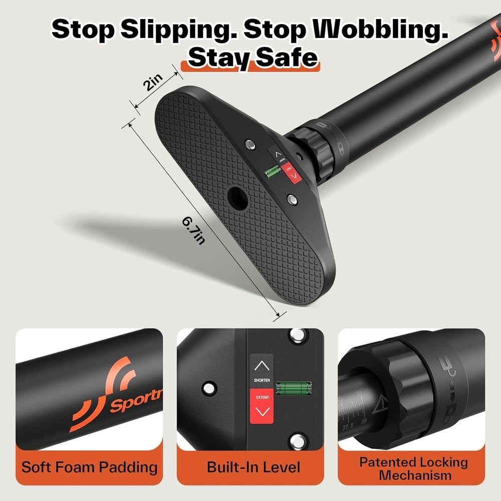 Versatile Pull Up Bar for Home Gym | 440lbs Load, Easy Installation Guide