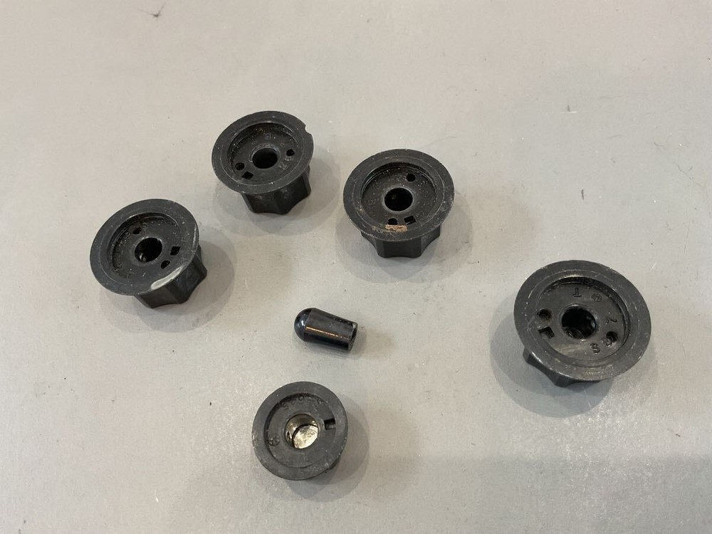 1966 Rickenbacker Silver Top Control Knobs Vintage