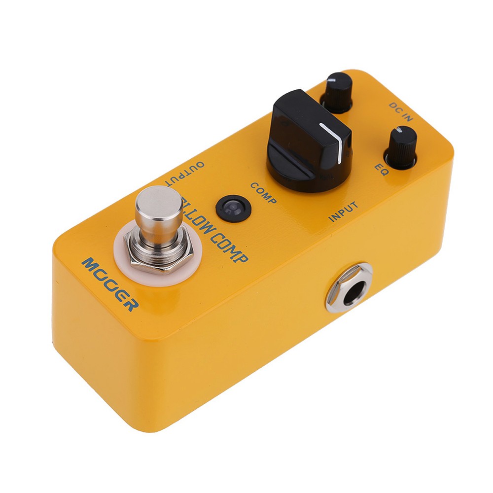MOOER Yellow Comp Mini Optical Compressor Guitar Effect Pedal True Bypass D4Z3