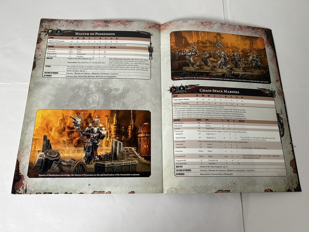 Heretic Astartes Daemonkin Codex - Warhammer 40K - Games Workshop
