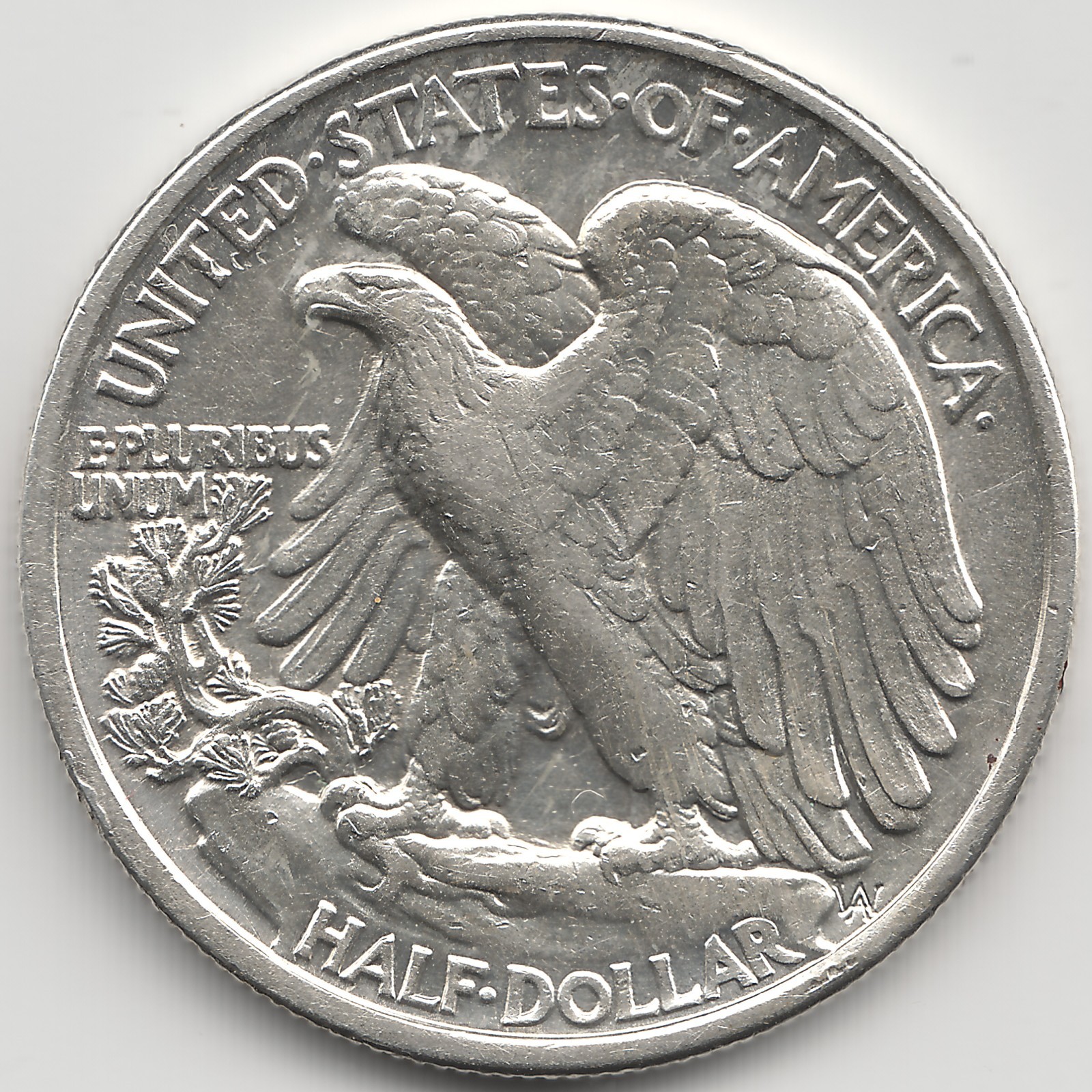 1920 Walking Liberty Half Dollar, AU