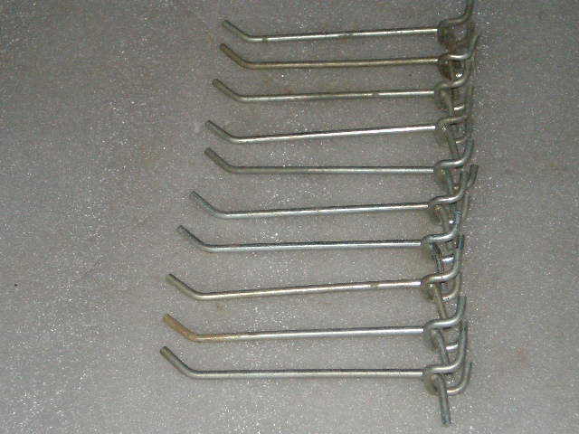 PEG BOARD 5" HOOKS, QTY. 10