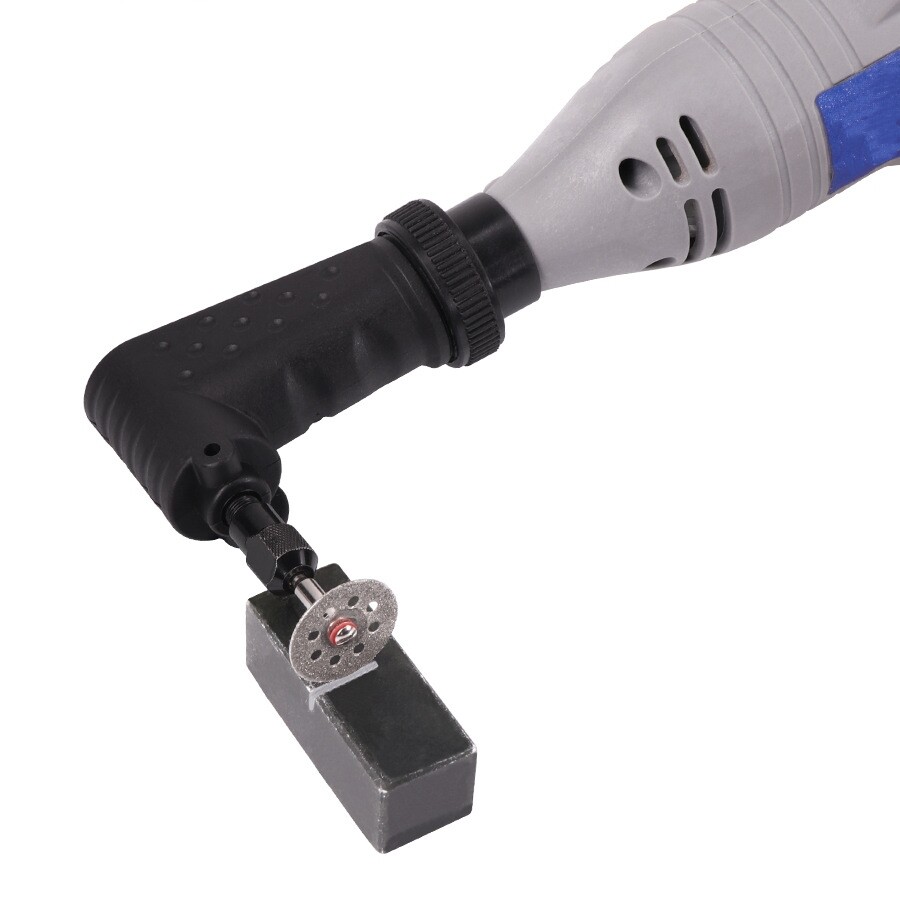 Right Angle Converter Rotary Tool Adapter Attachment for Dremel Electric Grinder