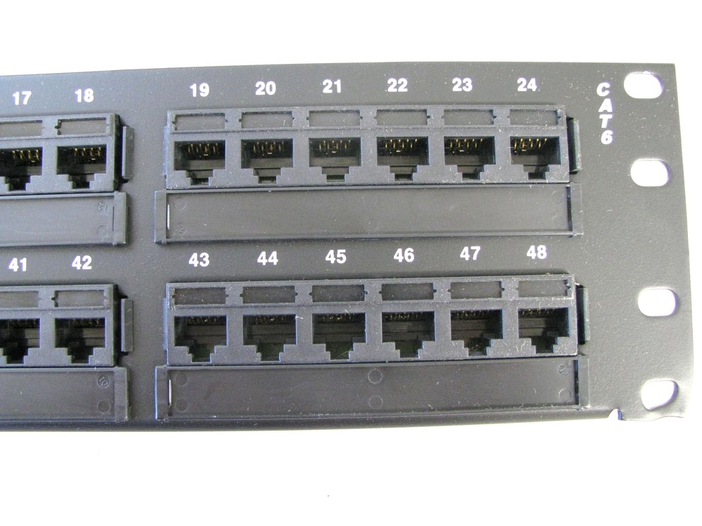 Ortronics TechChoice Cat6 48-Port Patch Panel OR-SP6U48, New Open Box ~STSI