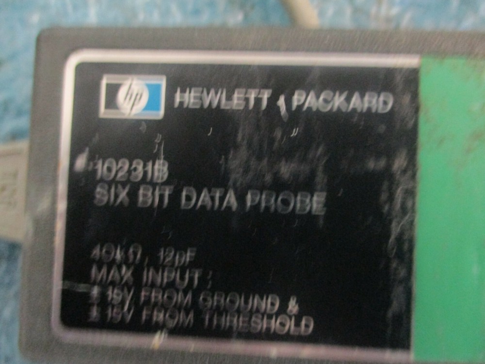 Hewlett Packard 10231B Six Bit Data Probe w/Leads