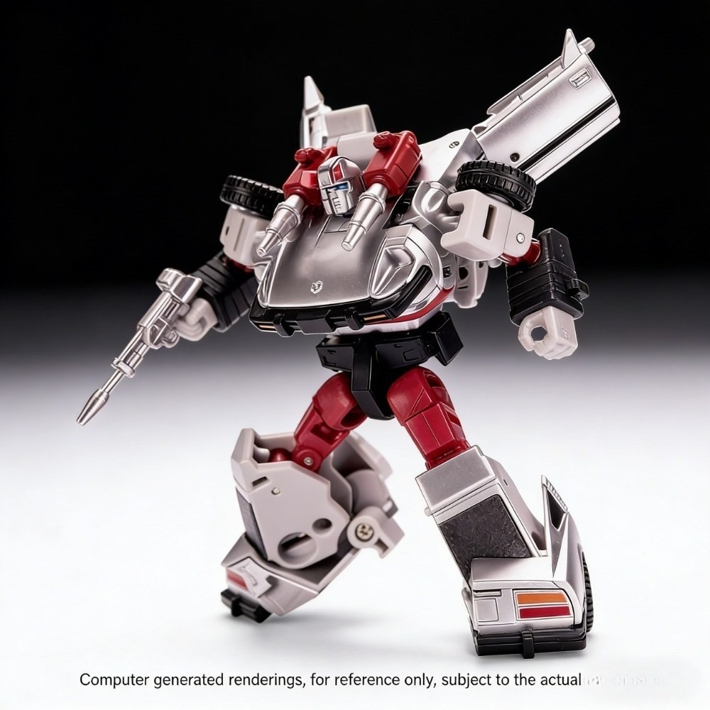 Newage NA H04G Silverstreak Black Rain Gunner Transforming ToyFigure Collectible