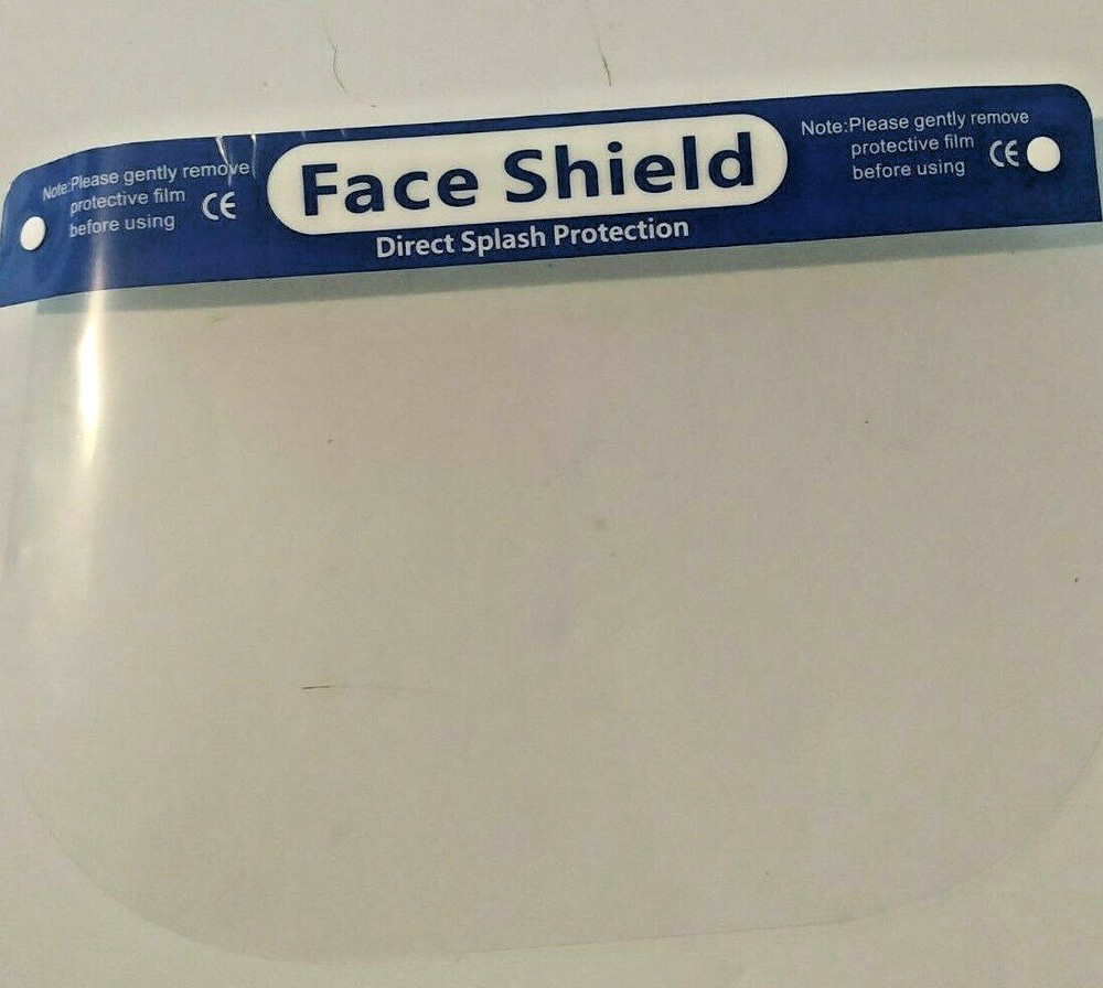 Full Splash Proof Face Shields (10 Face Shields)