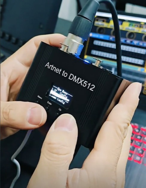 2 Port Artnet ASCN RDM to DMX512 Node light controller | Unlock MA2 4096CH