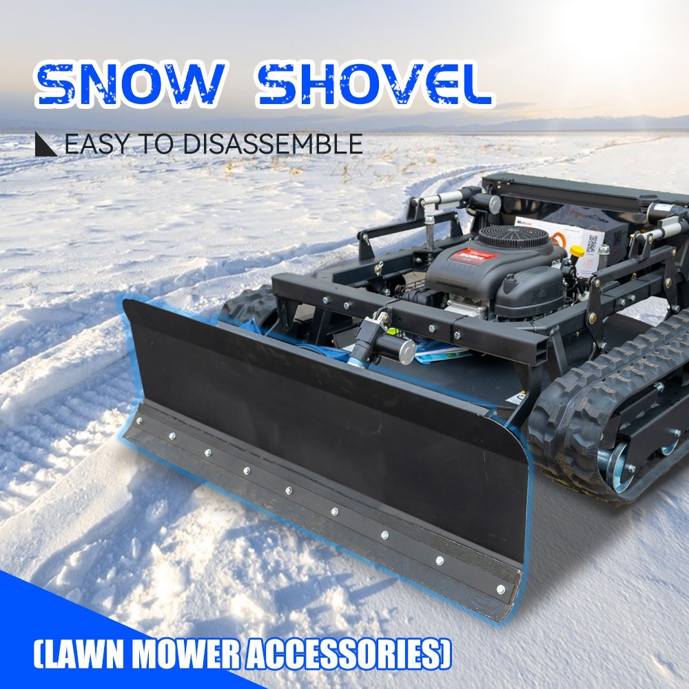 Gasoline remote control lawn mower 22 HP winter snow pusher, detachable