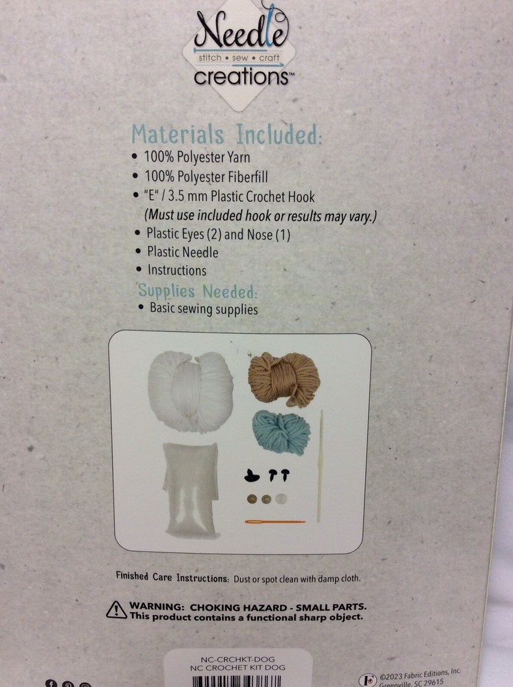 Needle Creations Crochet Kit “Dog”