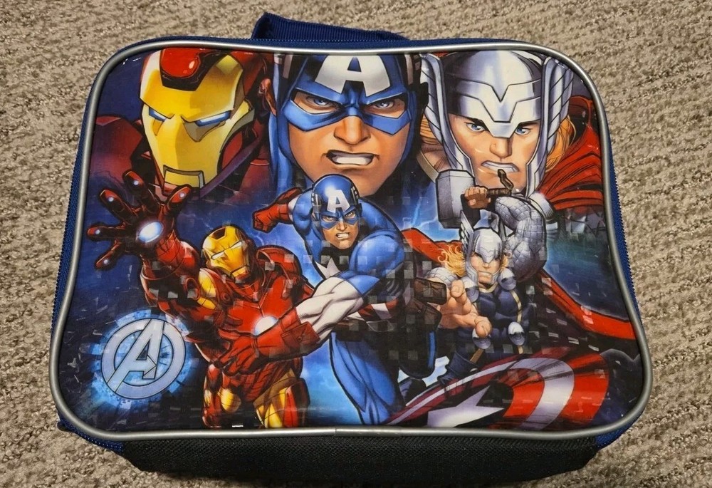 Avengers Zip Open Lunch Bag