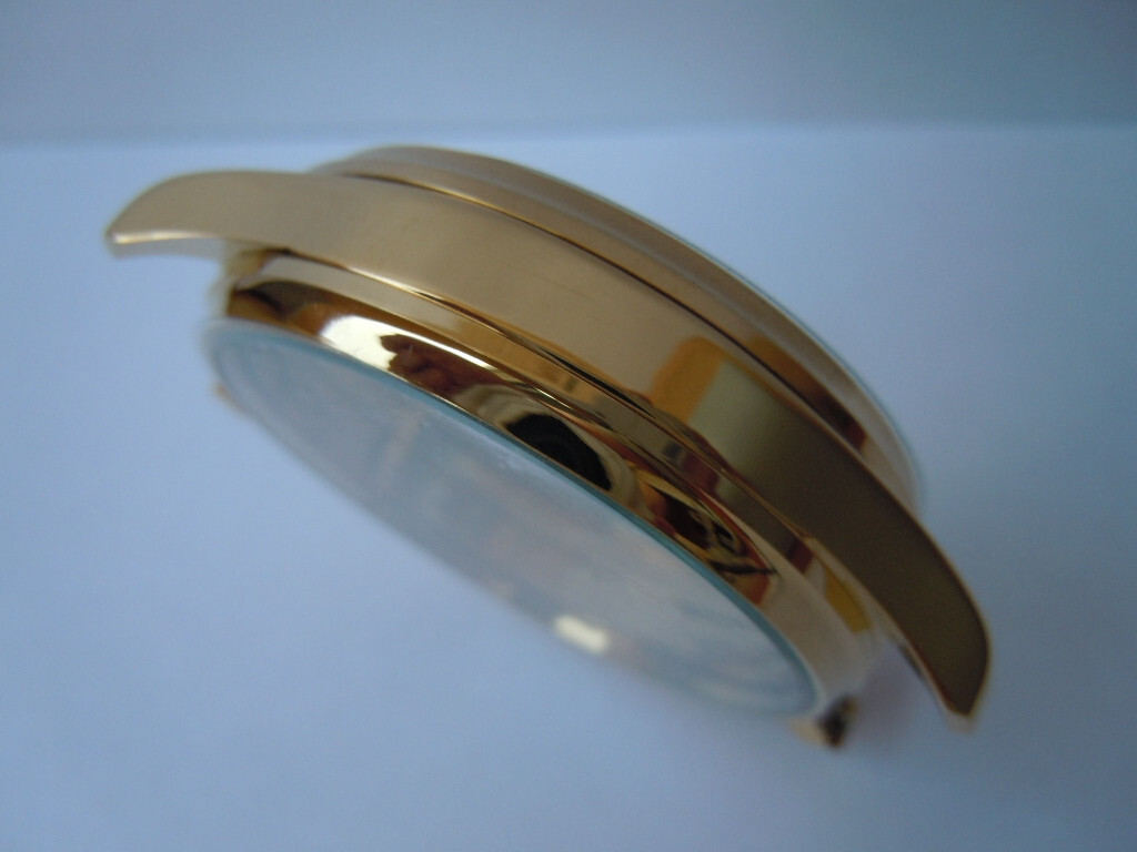 YELLOW ALLOYS CASE FOR POCKET WATCH MOVEMENTS 16s-22mm band size