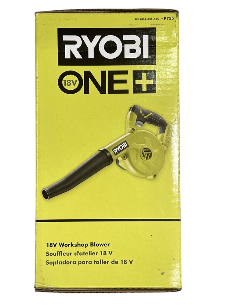 RYOBI P755 ONE+ 18V Workshop Blower - Tool Only