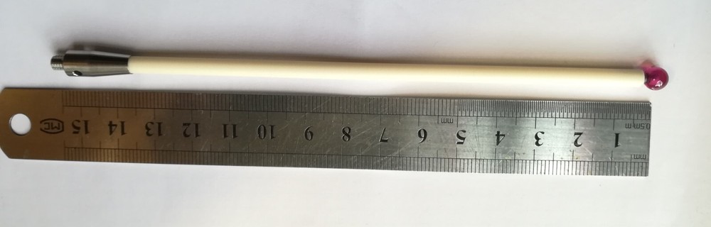 CMM Touch Probe Stylus Ceramic Stem M4 Thread 6 mm Ruby A-5000-8156 KMG Taster