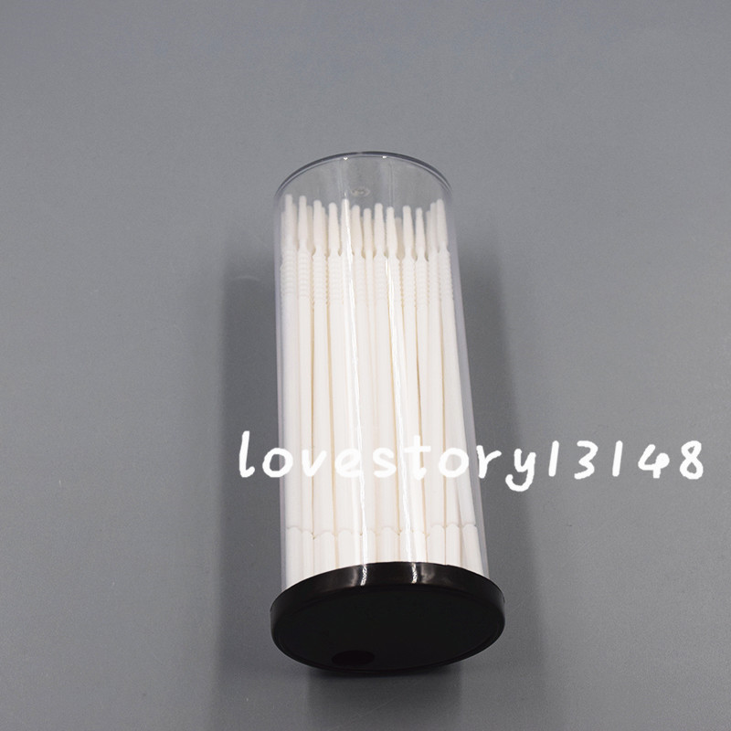 Dental Disposable Micro Brush Bendable Applicator Tips Long Cylidner Stick