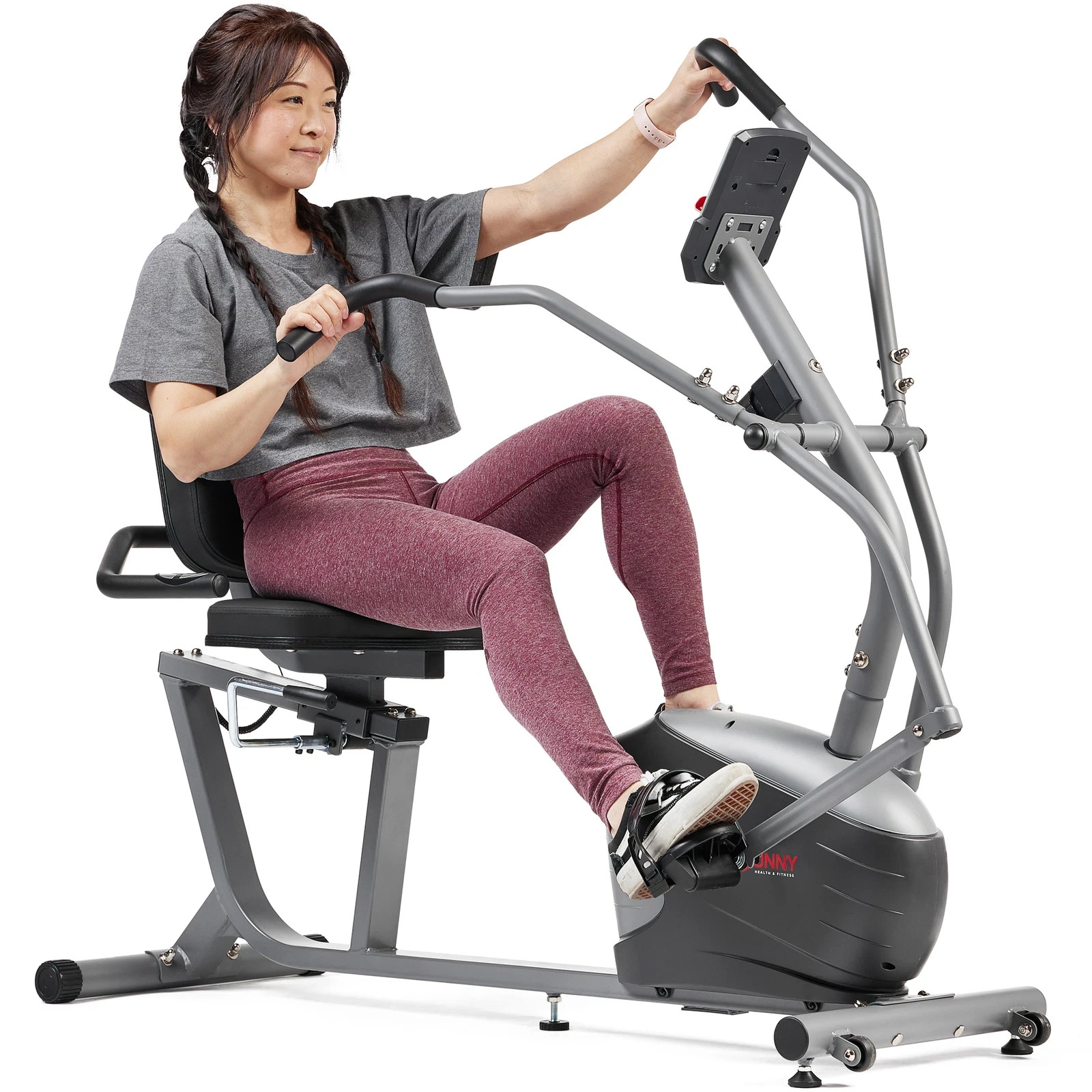 Recumbent Exercise Stationary Bike Magnetic Quiet Full Workout for Home Fitness