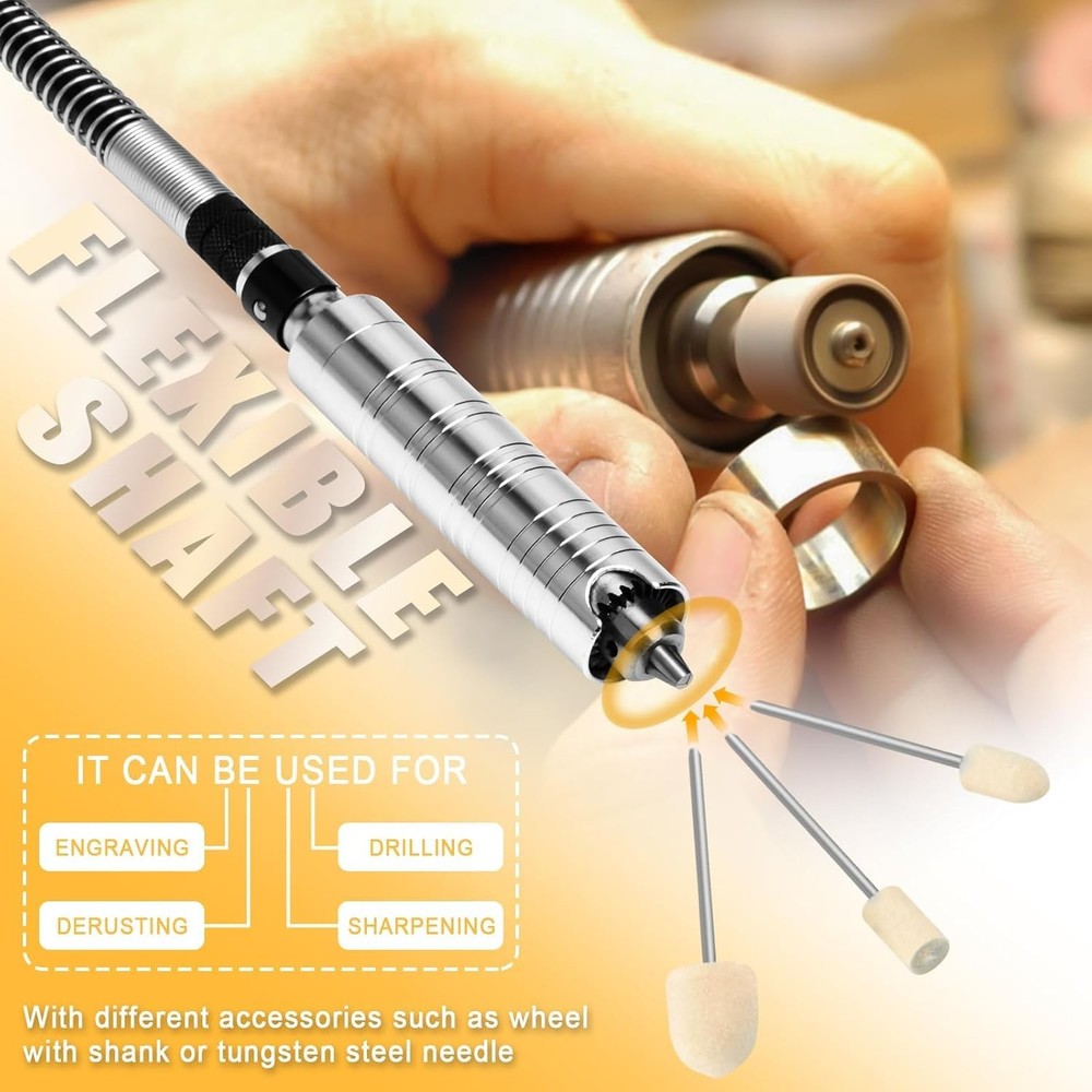 TM-2 Versatile Jewelry Polisher, Adjustable Speed Bench Buffer Grinder Polish...