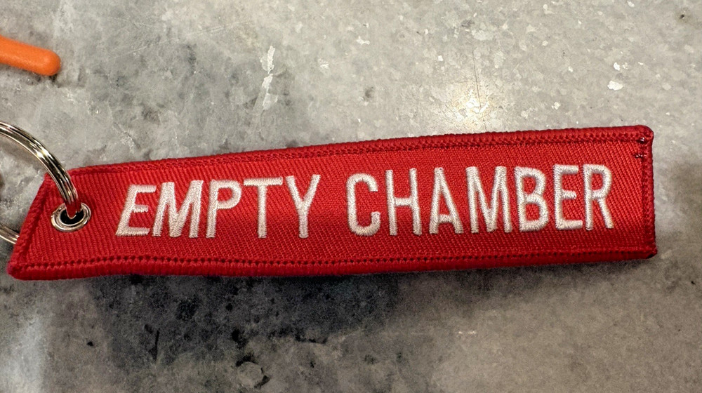 [3-Pack] Orange Chamber Safety Flags with “EMPTY CHAMBER” Visibility Tags