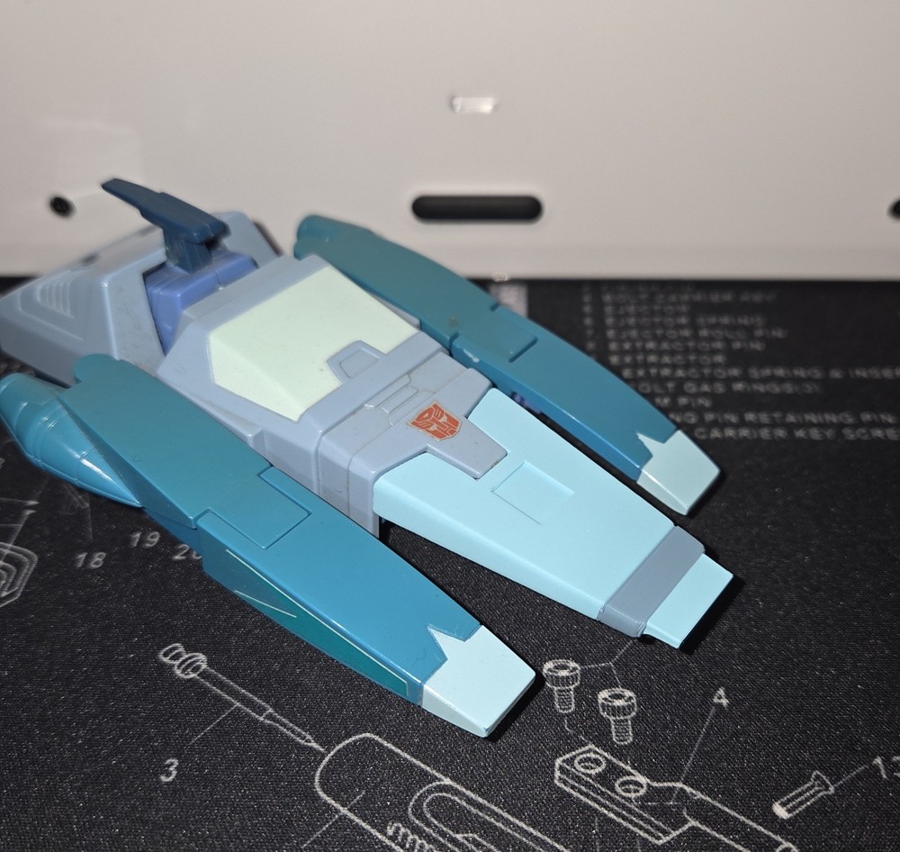 Transformers G1 Blurr 3D Printed Replacement Shield Front Clip