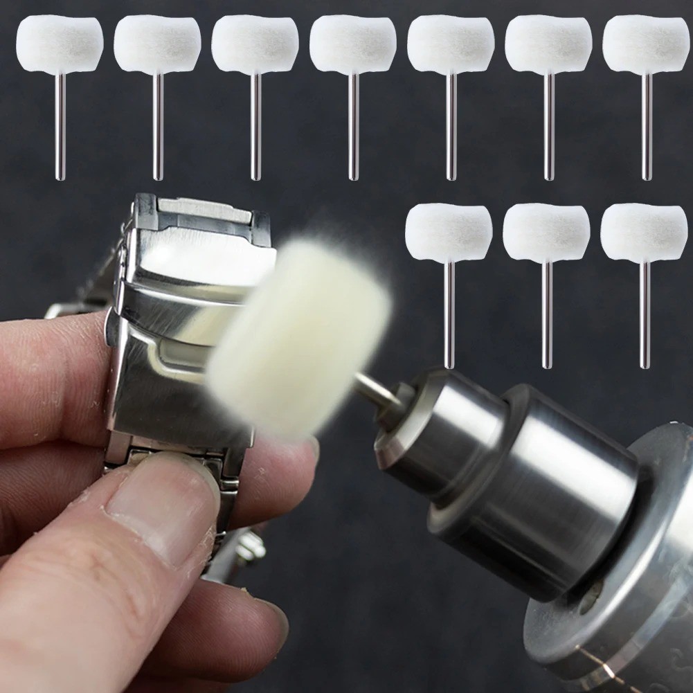 2/4/6/8pcs Polishing Buffing Wheel Set for Dremel Polishing Kit Felt Wool Cotton