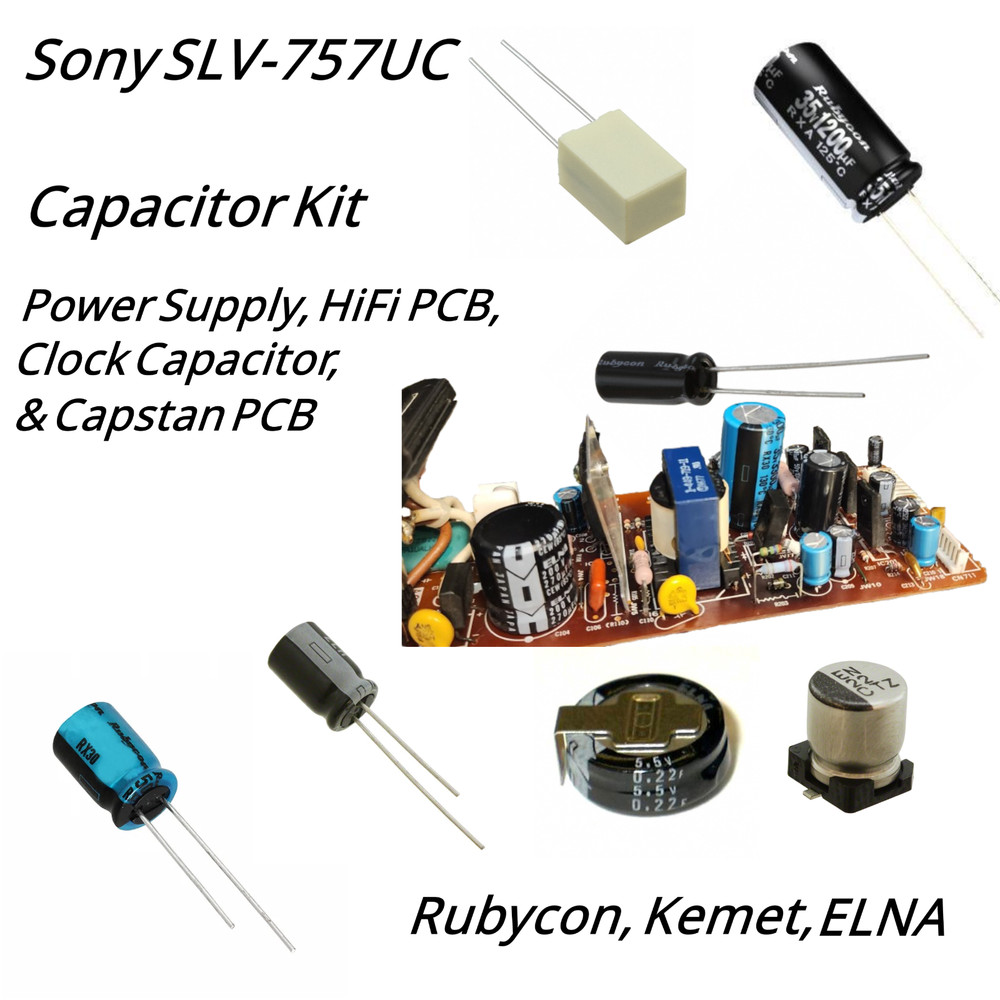 Sony SLV-757UC Capacitor Kit