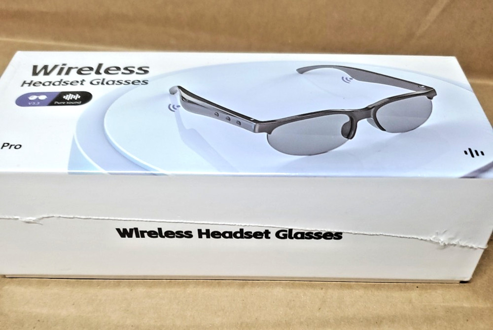 Wireless Bluetooth Glasses XG88 Pro. Sealed.