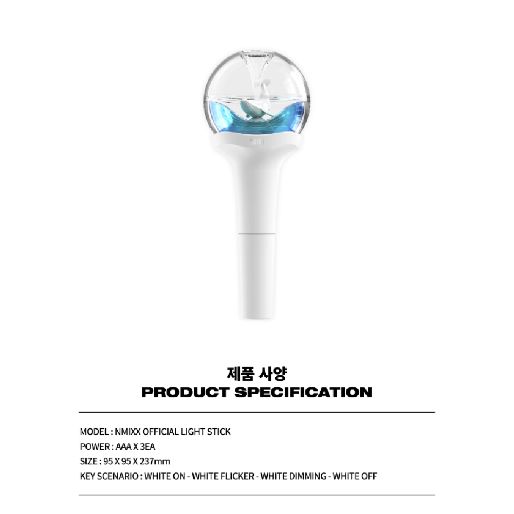 NMIXX Official Light Stick Fanlight for Concert Cheering Authentic K-POP Goods