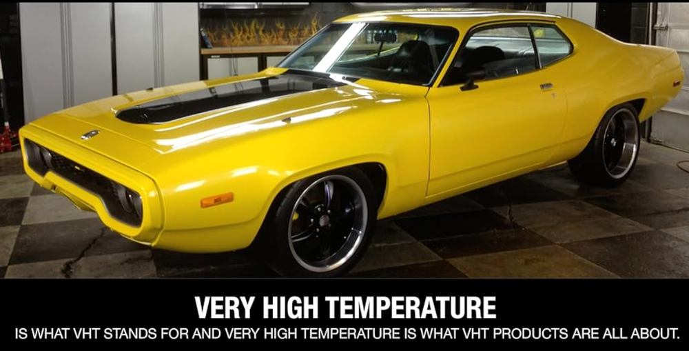 Ceramic Yellow Spray High Temp Coating Engine Caliper Brake Rotor Spring Paint