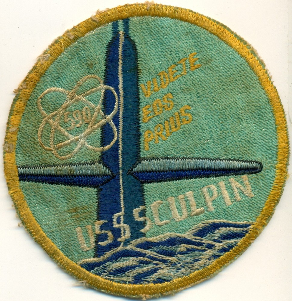 USN USS SCULPIN SSN-590 SUBMARINE PATCH