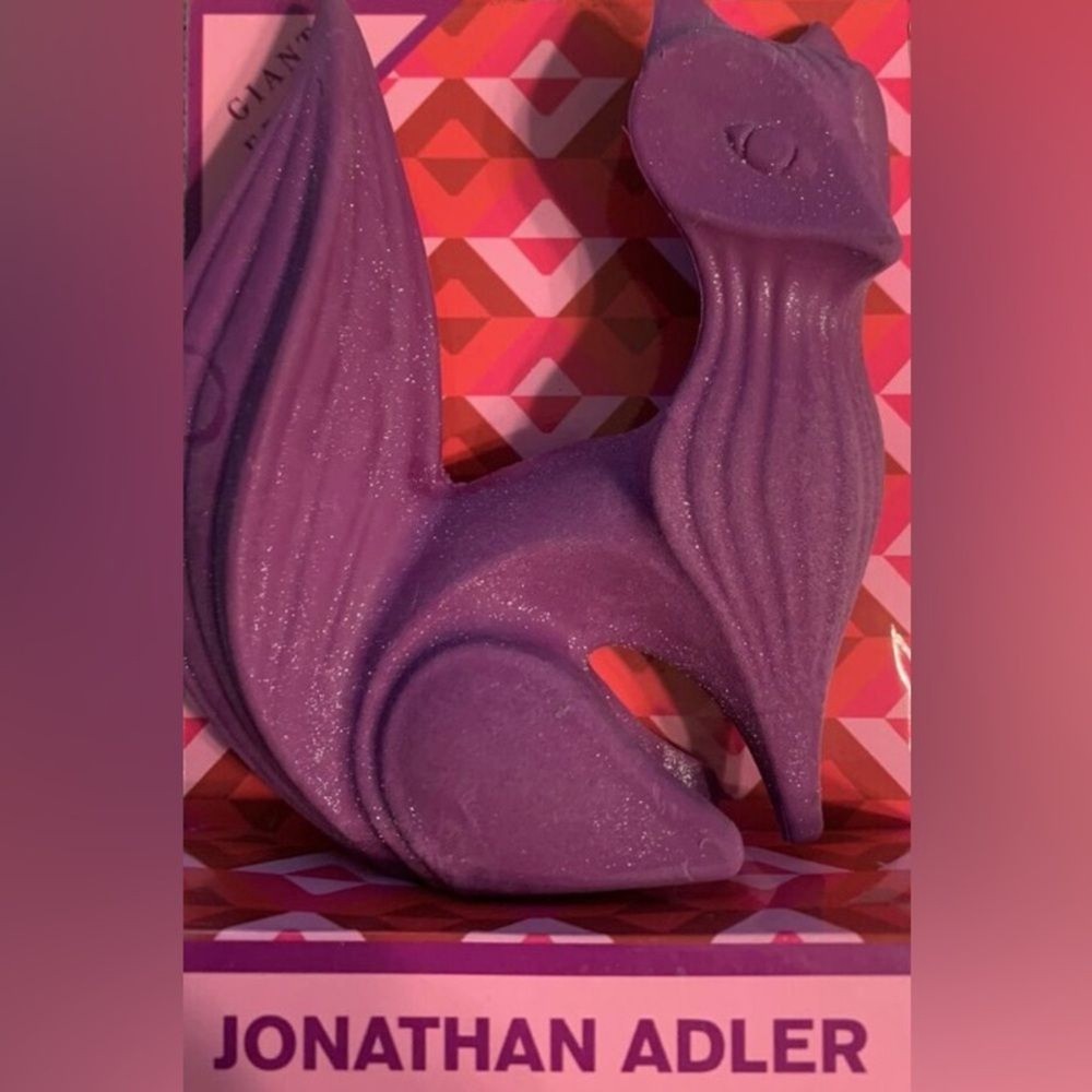 Jonathan Adler Purple Fox Eraser