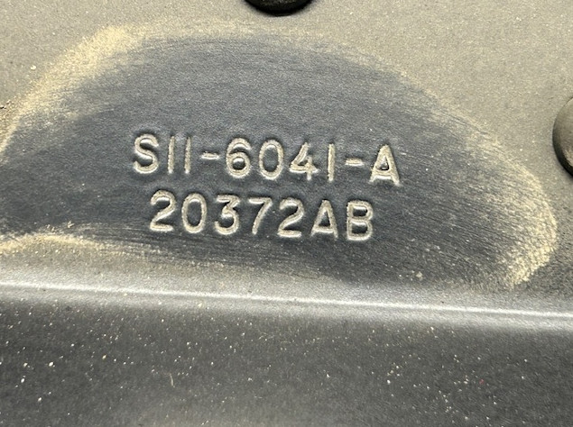 PETERBILT S60-6038-281 HEADER ASSY-LOWER GRAY