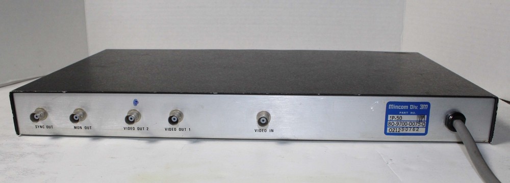 MINCOM IP-50 VIDEO PROCESSING AMPLIFIER 80-9700-0075-0