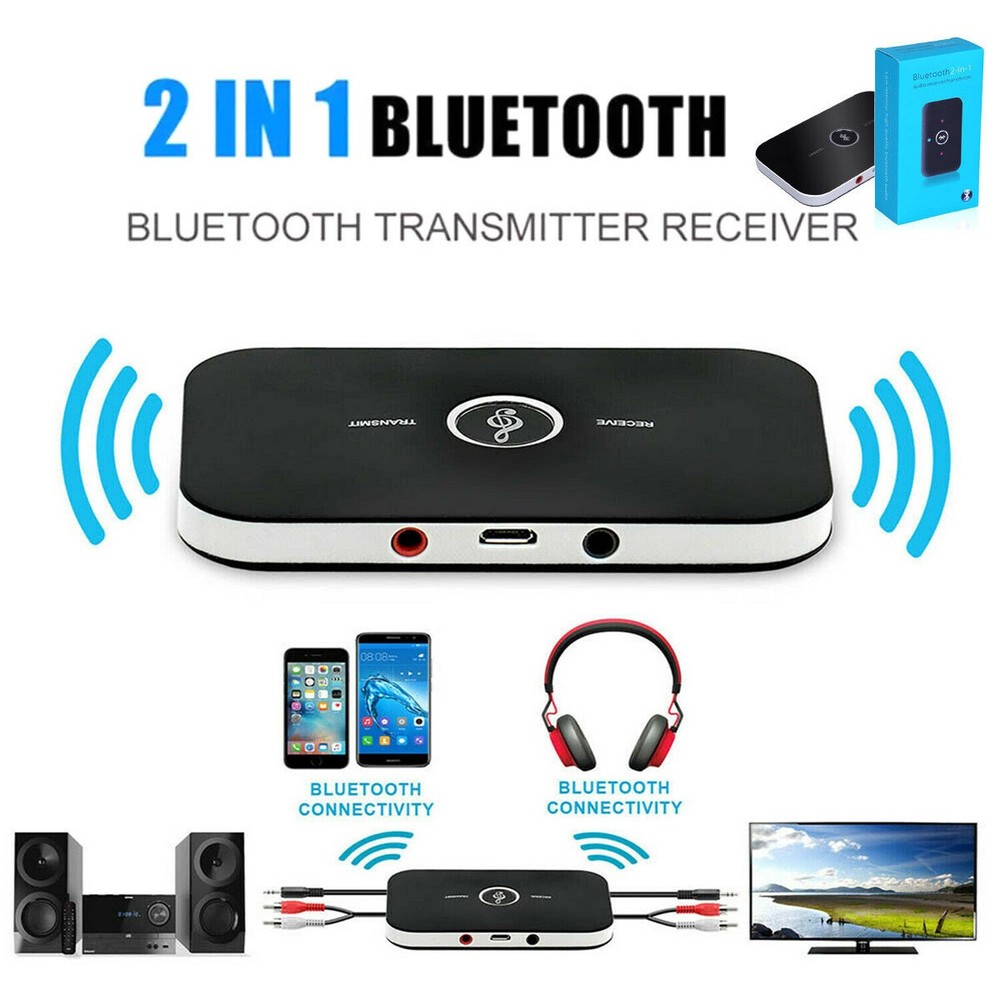 Bluetooth4.1 Transmitter & Receiver Wireless stereo Adapter For home theatre US